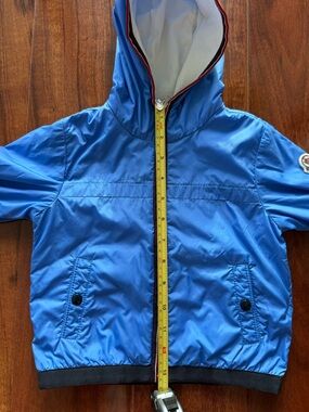 Moncler Anton Giubbotto 2A Blue Hooded Jacket - NWT